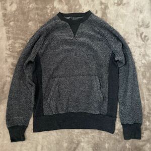 ROSEBUD COUPLES ラグラン クルーネック スウェット RAGLAN CREW T/R RAISED SWEAT MCT-15214 グレー Mサイズ