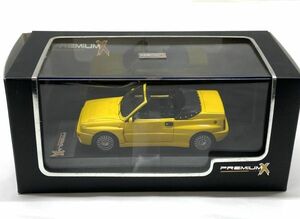 【D166】展示品 PREMIUM X 1/43 ランチア デルタ Integrale Cabriolet 1992 イエロー LANCIA DELTA ミニカー コレクション b