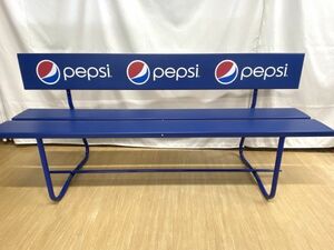 [D108] редкий PEPSI Pepsi bench стул длина стул не продается редкость Pepsi-Cola Suntory самовывоз возможно б/у b
