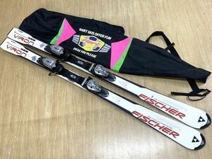 【D141】手渡し可 FISCHER フィッシャー VIRON 4.4 160cm カービング スキー 中古 b