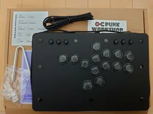 Панк -мастерская мини -коробка Leverless Controller 2023 (Brook PS5 PS5/Switch/ПК) Аркадный контроллер Akekon
