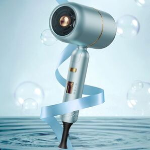 Nobelbird ドライヤー 【青色】1500W 大風量 マイナスイオン 速乾