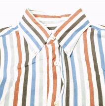 INDIVIDUALIZED SHIRTS インディビジュアライズドシャツ UNITED ARROWSカスタムオーダー限定 マルチストライプコットンツイルBDシャツ_画像4
