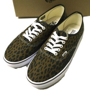 WACKO MARIA x VANS ワコマリア バンズ 23AW 別注 V44 AUTHENTIC レオパード オーセンティック VANS-WM-SH05 US10.5(28.5cm) BROWN s18558