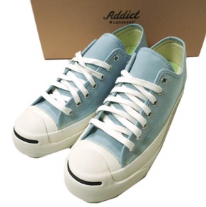 新品 CONVERSE ADDICT コンバースアディクト 23AW JACK PURCELL CANVAS ジャックパーセル キャンバス 1AD671 US7.5(26cm) LT.BLUE g15701