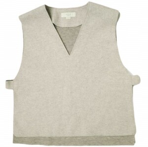 B:MING by BEAMS Be mingbai Beams 23AW melt nV neck the best 93-04-0548-213 ONE SIZE beige gilet tops g15522