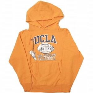 CHESWICK x BEAMS チェスウィック ビームス 別注 UCLA SWEAT HOODIE アメフト スウェットプルオーバーパーカー S オレンジ トップス g14366