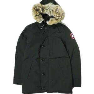 新品 CANADA GOOSE カナダグース JASPER PARKA ジャスパーパーカ 3438JM S BLACK ファー付き ダウンジャケット 定価220,000円 g15719