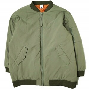 DESCENTE ddd x SALON ADAM ET ROPE デサントディーディーディー サロン 22AW 別注 MA-1 フライトジャケット Free カーキ ブルゾン g15383