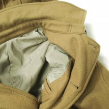 SOPHNET. ソフネット 日本製 WOOL MELTON HOODED SHORT BLOUSON ウールメルトンフーデッドショートブルゾン SOPH-123035 M キャメル g15611_画像7