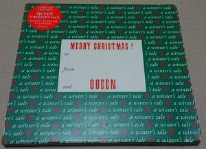 【CD-EP】QUEEN / A WINTER'S TALE■UK盤/CDQUEENS 22■LIMITED EDITION