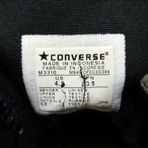 converseALLSTAR コンバースオールスター キャンバス ハイカット スニーカー 靴 23.5cm レディース ブラック 黒_画像9