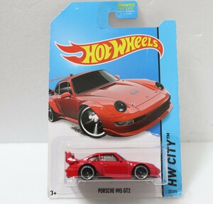 ポルシェ993 GT2/赤/レッド/ホットウィール/Porsche 993GT2/Red/Hotwheels/