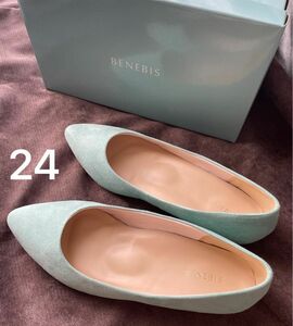 ベルメゾン ベネビス BENEBIS フラットシューズ　24