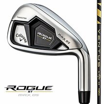 新品 キャロウェイ 2022 ROGUE ST MAX OS ローグST マックスOS #6-PW 5本 純正カーボン VENTUS 5 for Callaway (R) 日本仕様_画像1