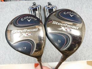 キャロウェイ Steelhead XR スチールヘッドXR 5W 18° & 7W 21° 2本セット TOUR AD F-85 (S)