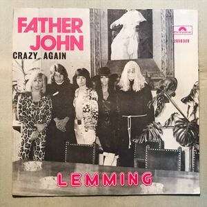 ◆ベルギーORG 美品！◆ LEMMING / FATHER JOHN ◆貴重ジャケット付き　/蘭グラムロック/カルトパワーポップ