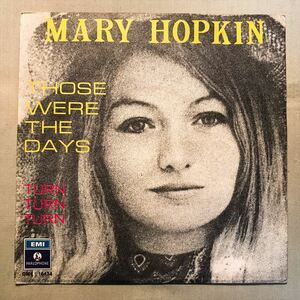 ◆イタリアORG◆ MARY HOPKIN / THOSE WERE THE DAYS ◆貴重ジャケット付き/メリー・ホプキン/PARLOPHONE黒ラベル