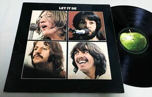 ◆デンマークORG LP◆ BEATLES / LET IT BE ◆マト3U/2U　裏ジャケ赤リンゴ