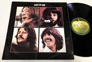 ◆イスラエルORG◆ BEATLES / LET IT BE ◆裏ジャケ赤リンゴ/コーティングジャケット