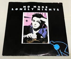 ◆EU ORG◆ PAUL McCARTNEY / NO MORE LONELY NIGHTS ◆