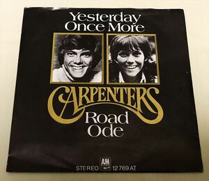 ◆ドイツORG◆ CARPENTERS / YESTERDAY ONCE MORE ◆貴重ジャケット付き