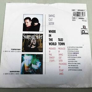 ◆EU ORG◆ SWING OUT SISTER / WHERE IN THE WORLD / TAXI TOWN ◆の画像2