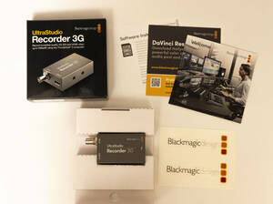 ☆美品☆ Blackmagic design UltraStudio Recorder 3G ビデオキャプチャー カメラ 映像 機材 ブラックマジック _13