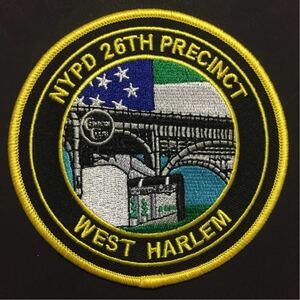NYPD ニューヨーク市警 第２６分署 ウエスト・ハーレム ワッペン