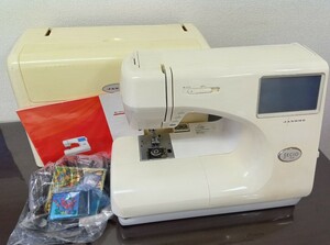ジャノメ JANOME　コンピューターミシン　セシオ　SECIO EX MODEL 9000　刺繍枠、刺繍カード付