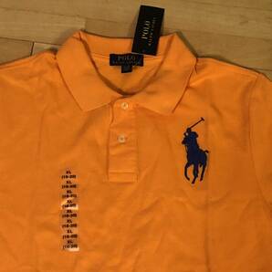 POLO RALPH LAUREN ポロラルフローレン キッズ ポロシャツ オレンジ 正規品 18-20サイズ（キッズXL以上）新品の画像2