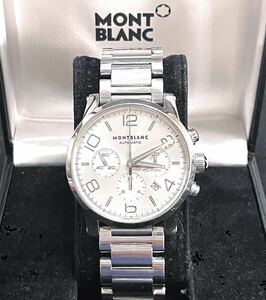 Montblanc Timewalker クロノグラフ 7069 腕時計 自動巻き ステンレススチール 43mm モンブラン　タイムウォーカー