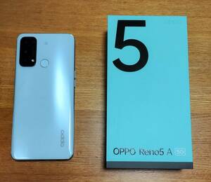 OPPO Reno5A アイスブルー　楽天モバイル