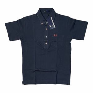 FRED PERRY フレッドペリー　ポロシャツ　ネイビー　メンズSサイズ