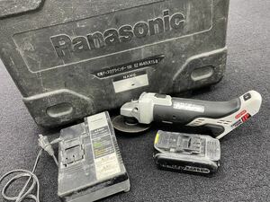 ★Panasonic EZ46A1 パナソニック ディスクグラインダ グラインダー セット 電気 工具 電動 DIY 切断 石材 研磨 中古品 ジャンク 管理TO130