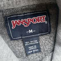 JANSPORT ジャンスポーツ ヘビーオンス カレッジロゴ CCCC プルオーバー パーカー グレー M_画像4