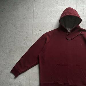 champion チャンピオン ヘビーオンス ワンポイントロゴ プルオーバー パーカー ボルドー 2XL