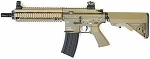 【新品】DOUBLE BELL製 スタンダード電動ガンライフル HK416D リアル刻印 (タンカラー) 東京マルイM4/M16マガジン互換あり