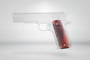 【新品】東京マルイガスブローバックハンドガン M1911A1/MEU 対応 リアルウッドグリップパネル 木製グリップ (パターウッドパニッシャー) 