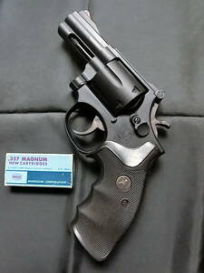 MGC S&W M586 3in リアルカスタム HW （ヘビィウェイト）実銃用 パックマイヤー 社製 ラバーグリップ付 未発火品