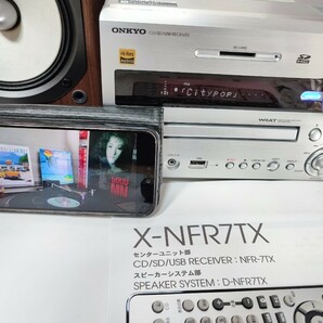 〓完動品〓 ONKYO X-NFR7TX(D) CD/SD/USBレシーバーシステム、ハイレゾ対応★付属品フルセットです。の画像9