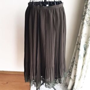 ジュノー株式会社 JUNO プリーツスカート レーススカート サイズ40