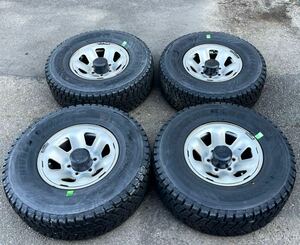 ランクル 31X10.50R15 LT 6PR BRIDGETONEタイヤ　6穴　15x7J ET？？　PCD139.7 4本セット