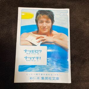 当時物　玉木宏　2004 集英社文庫　夏の一冊　ナツゼロ？ナツイチ！　文庫カタログ　小冊子　パンフレット