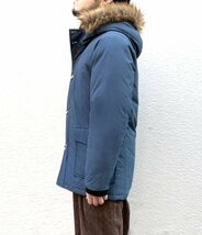 SIERRA DESIGNS シエラデザイン 60/40 ミドルレンジ ファー ダウンジャケット M ブルー DOWN FUR PARKA ダウンパーカー 64クロス_画像4