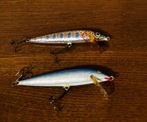 カウントダウン 11 2個 セット レアカラー オールド ラパラ CD-9 RAPALA フィンランド FINLAND ラパラ ミノー バス釣り 引退 オイカワ_画像2