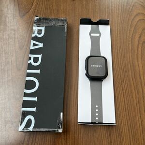 602p0225☆ BARIOUS BARIGUARD3 for AppleWatch 41mm アップルウォッチ用 保護ケース ハードケース マットブラック 