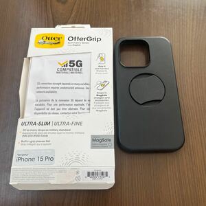 602p2618☆ 【国内正規品】OtterBox OtterGrip Symmetry iPhone 15 Pro用ケース ブラック 米軍MIL規格取得〔オッターボックス〕