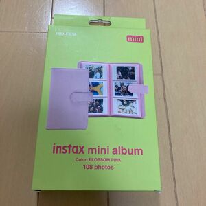 instax mini album インスタックス ミニ アルバム　ピンク