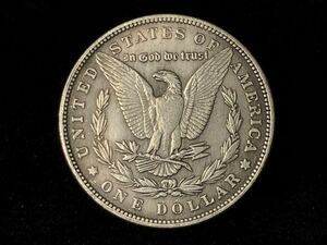 外国コイン 硬貨 1893 アメリカ モーガン 銀貨 重さ約26.2g 直径約3.8cm 
